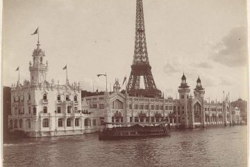 paviljoens op de wereldtentoonstelling van 1889 in parijs met de eiffeltoren 1345df 1024 1