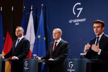 Macron, Scholz en Draghi in Kyiv: aandringen op onderhandelen met Rusland