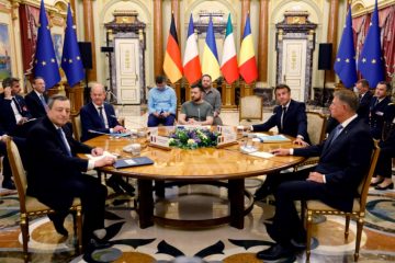 Frankrijk, Italië, Duitsland en Roemenië steunen EU-kandidatuur Oekraïne