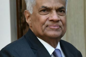 Prime Minister of the Democratic Socialist Republic of Sri Lanka Mr. Ranil Wickremesinghe at Hyderabad House in New Delhi on November 23 2017