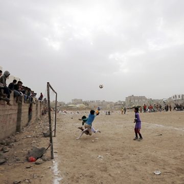Voetbal biedt Jemenieten troost in slepende oorlog