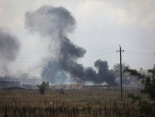 Opnieuw Russische militaire locaties getroffen door explosies en brand