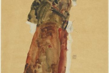 MFolkwang Egon Schiele Stehendes Madchen das Gesicht mit beiden Handen bedeckend 300dpi 0