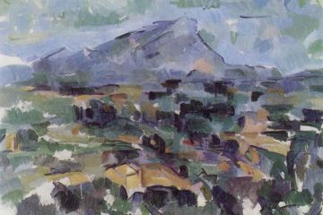 Montagne Sainte Victoire par Paul Cezanne 110