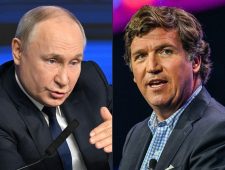 Tucker Carlson interviewt Vladimir Poetin, onder meer over Oekraïne
