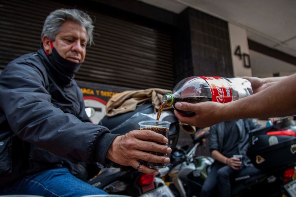 247 Coca Cola motorfiets1