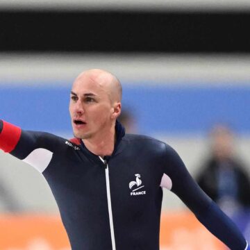 De eerste Fransman met een wereldrecord in schaatsen