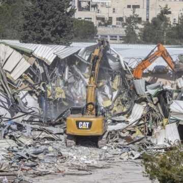 Gaza: Israël begint met de sloop van het UNRWA-hoofdkantoor