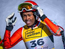 Een nieuwe olympische sport: bergopwaarts skiën