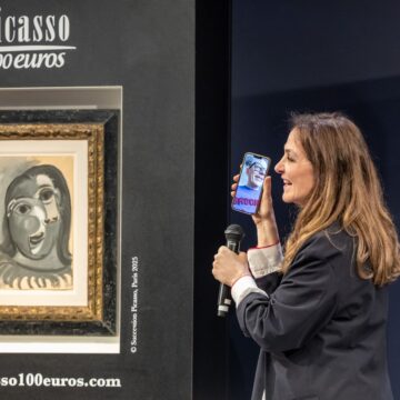 Man wint Picasso ter waarde van 1 miljoen bij een loterij voor het goede doel
