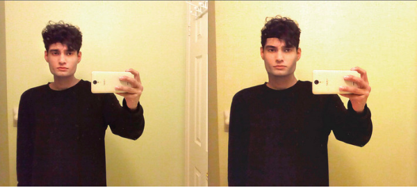 Gephotoshopte selfies van Lookism.