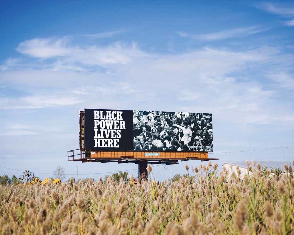 Theaster Gates, ‘Where Black Power Lives’, 2018. – © Madeleine Thomas